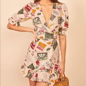 Reformation postcard dress Small